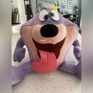 1990 Vintage Warner Bros Tiny Toons stuffed Baby Dizzy Devil